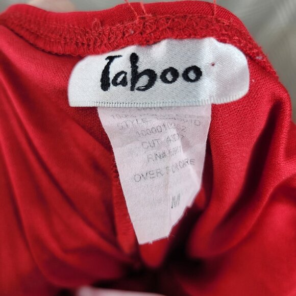 Vintage 90s Bodycon Mini Dress Medium Sexy Sheath Club Evening Red Ruched Ruffle - Picture 6 of 7